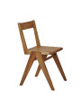 Natural wooden chair for children perfect for drawing, studying or hanging up your morning clothes - Natural FSC certified wood.