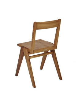 Natural wooden chair for children perfect for drawing, studying or hanging up your morning clothes - Natural FSC certified wood.