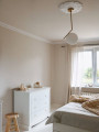Chest of 3 drawers with changing table for children's bedroom in white wood with large drawers Royal collection by BellAmy