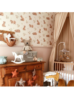 Wallpaper for Children's Bedroom Little Bears by Dekornik