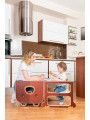 Double Kitchen Helper - table and stool all in one