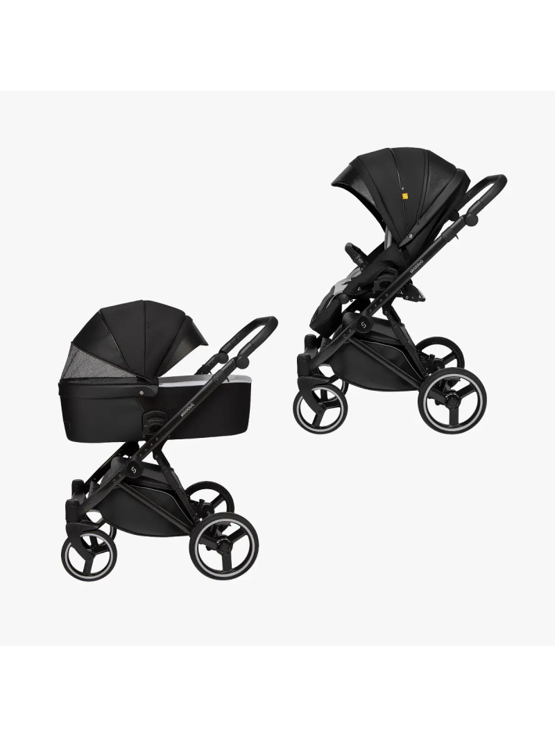 Stroller 2in1 Oslo with shock absorption up to 15 kg - Skiddoü