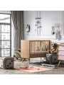 Retrò Crib for babies 60x120 in oak natural wood Vintage collection by VOX