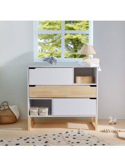 3-Drawer Chest with Changing table Tatam - BellAmy