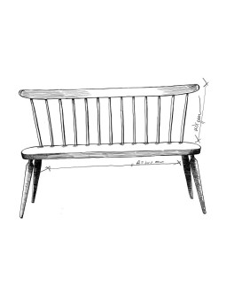 Panca per Bambini Bench No. 01 - Wooden Story