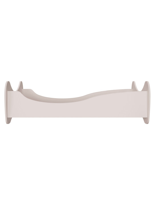 Montessori philosophy children's bed in pink wood in the shape of butterfly wings by Kocot Kids