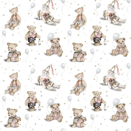 Wallpaper for Children's Bedroom Teddy Bear small by Dekornik