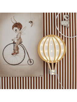 Lampada a forma di Mongolfiera in Legno Little Lights