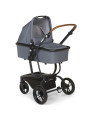 Passeggino 2in1 grigio per bambini - Cinture di sicurezza a 5 punti - Cappottina parasole - Seduta reclinabile  by Childhome