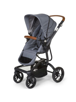 Passeggino 2in1 grigio per bambini - Cinture di sicurezza a 5 punti - Cappottina parasole - Seduta reclinabile  by Childhome
