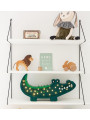 Lampada a forma di Coccodrillo in Legno Little Lights