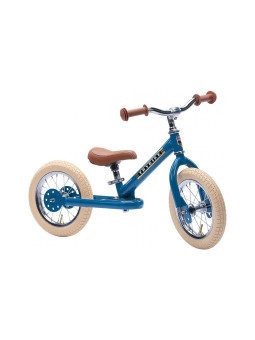 Bicicletta per bambini dai 2 anni fino ai 6 anni trasformabile in triciclo in alluminio blue vintage by Trybike