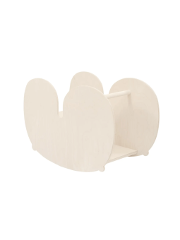 Montessori natural wooden rocking horse for children that can also be used as a desk - Nuppo by Fitwood
