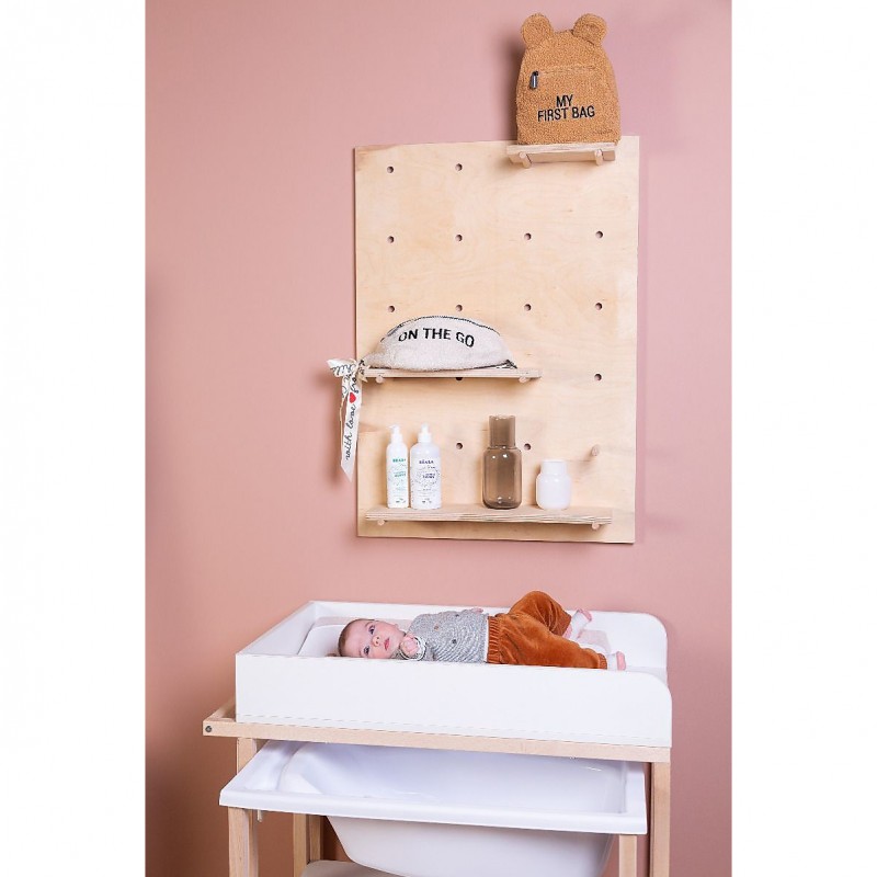 Mobile Nursery Fasciatoio e Bagnetto con ruote - Childhome