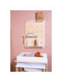 Nursery furniture for babies and children with changing table and white and natural wood baby bath by Childhome