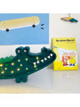 Children's Wooden Crocodile-shaped Lamp Little Lights