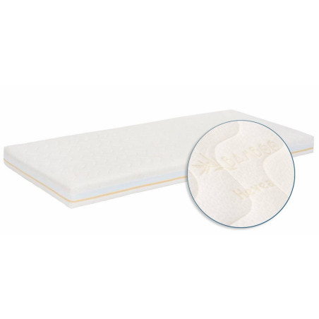 Materasso per bambini in schiuma Duo Activia 60x120 Hevea con rivestimento Bamboo - Bellamy