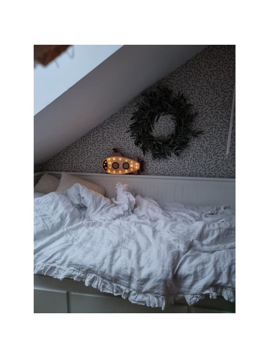 Lampada in legno / marrone Submarine - Peekaboo
