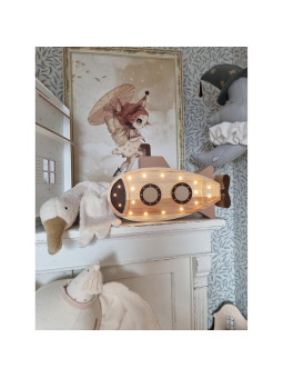 Lampada in legno / marrone Submarine - Peekaboo