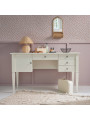 Desk for children's bedroom in white wood with large drawers and cabinet Ines collection by BellAmy