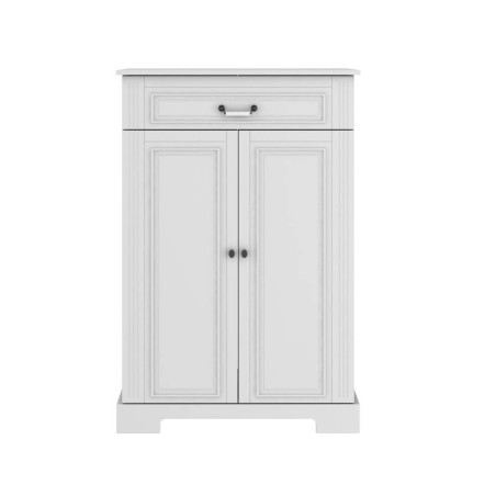 Classic style cabinet for children's bedroom in white wood with large drawers Ines collection by BellAmy