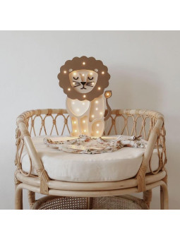 Lampada a forma di Leone in Legno Little Lights