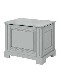 Toy container for children's bedrooms in neutral gray wood with a classic style from the Ines collection by BellAmy