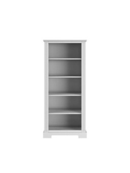 Wooden children's bookcase in white wood Ines collection by BellAmy