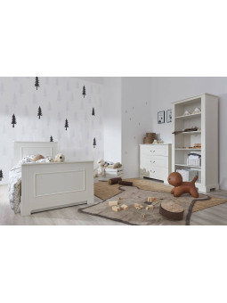 Libreria per la cameretta dei bambini in legno bianco dallo stile classico collezione Ines by BellAmy