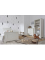 Libreria per la cameretta dei bambini in legno bianco dallo stile classico collezione Ines by BellAmy