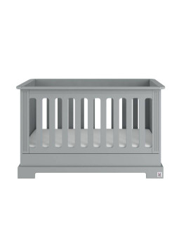 Culla neonati 60x120 per la cameretta dei bambini in legno grigio neutro dallo stile classico collezione Ines by BellAmy