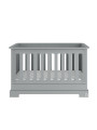 Culla neonati 60x120 per la cameretta dei bambini in legno grigio neutro dallo stile classico collezione Ines by BellAmy