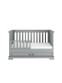 Culla in lettino e divanetto 70x140 per la cameretta dei bambini in legno grigio neutro dallo stile classico Ines BellAmy