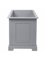 Wooden children's cot bed / toddler bed 70x140 in grey wood Ines collection by BellAmy