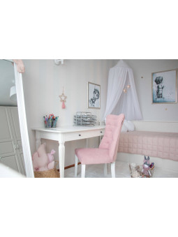 Scrivania per la cameretta dei bambini in legno bianco con ampi cassetti  collezione Ines by BellAmy