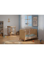 Nemo Evolutive Bed in natural rattan 60 x 120 - Théo Bébé