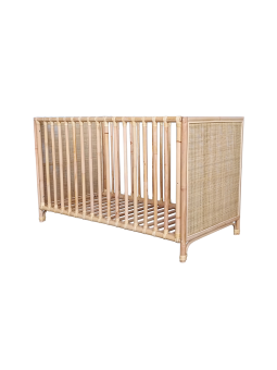 Nemo Evolutive Bed in natural rattan 60 x 120 - Théo Bébé