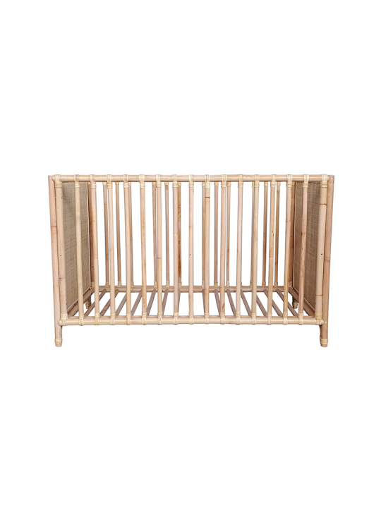 Culla evolutiva Nemo in rattan 60 x 120 naturale - Théo Bébé