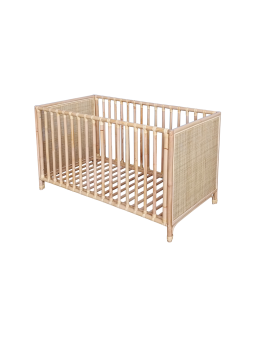 Culla evolutiva Nemo in rattan 60 x 120 naturale - Théo Bébé