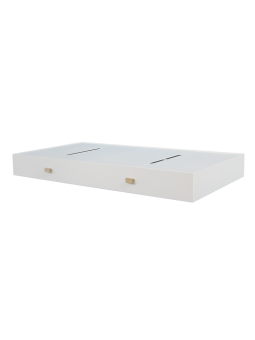 Cassettone estraibile per lettini bambini collezione Marélie  in legno bianco - Théo Bébé