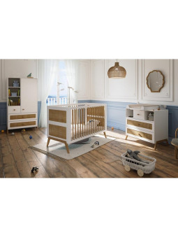Culla / Lettino / Scrivania Marélia 70x140 bianca - Théo Bébé