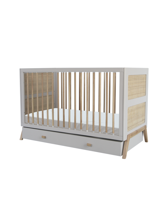 Culla / Lettino / Scrivania Marélia 70x140 grigia - Théo Bébé
