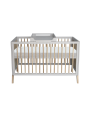 Evolutive Bed / Desk 60x120 Marélia light grey - Théo Bébé