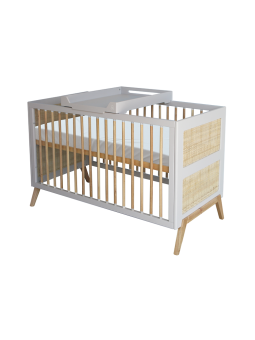 Culla / Lettino / Scrivania Marélia 70x140 grigia - Théo Bébé