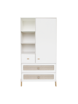 Armadio per Bambini Cameretta Marélia in legno bianco - Théo Bébé