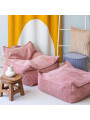 Children's Pink Mousse Beanbag Chair - Wigiwama