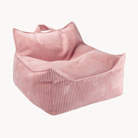 Children's Pink Mousse Beanbag Chair - Wigiwama