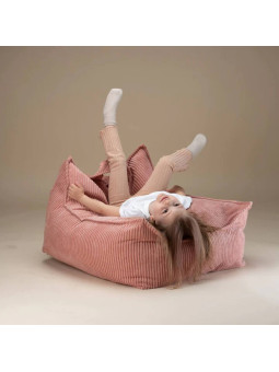 Children's Pink Mousse Beanbag Chair - Wigiwama