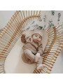 Rattan baby bed cradle crib for children and babies - Nordic Scandinavian design - ilayla baby