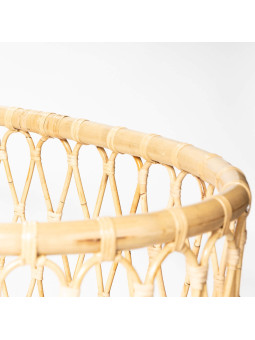 Culla Lettino Emil per bambini e neonati in rattan realizzata a mano - Design nordico scandinavo - ilayla baby